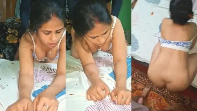 Desi Bhabhi Fucked Doggystyle With Her Big Ass Exposed